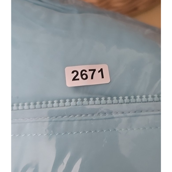 Chico's Blue Zip Front Lightweight Outdoor Quilted Bomber Jacket Womans Size XL - Picture 7 of 7